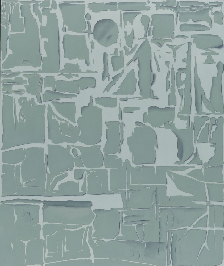 David Musgrave Painted panel, oxide of chromium, 2016 