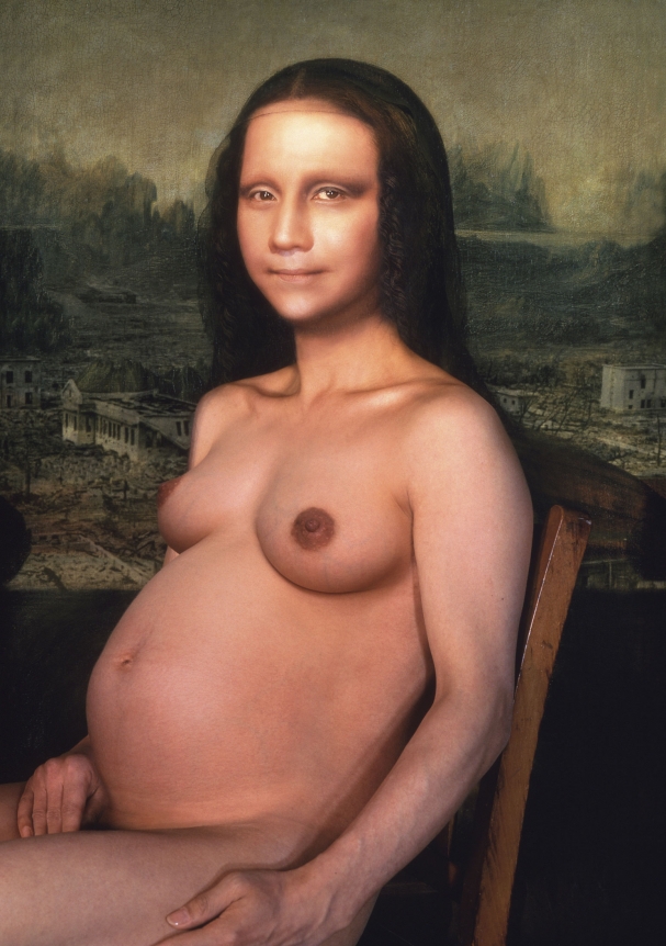 Yasumasa Morimura Mona Lisa in Its Pregnancy, 1998