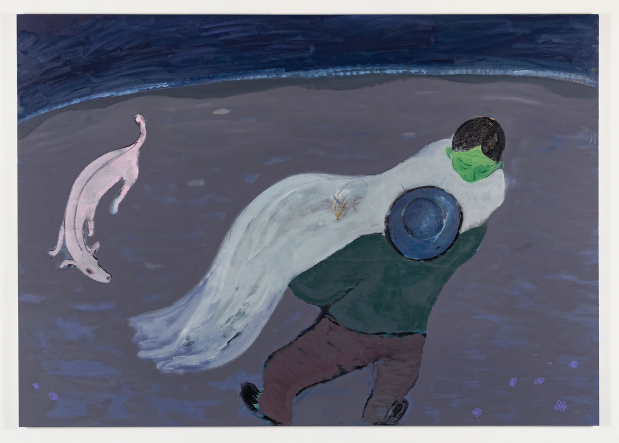 Sanya Kantarovsky, Beach, 2019