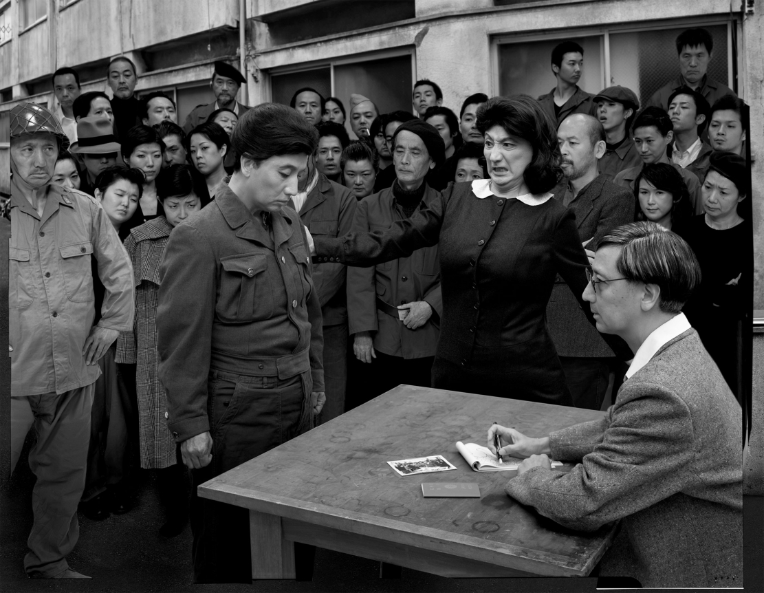 Yasumasa Morimura A Requiem: Onlookers Cannot Undo Her Kinked Hair/ 1945, Germany, 2010 