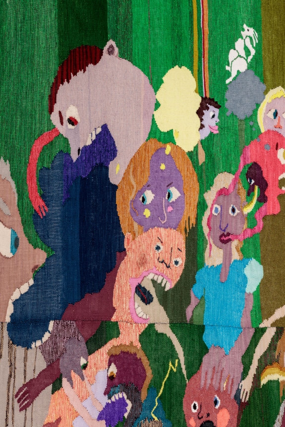 Christina Forrer, Untitled (green background), 2018