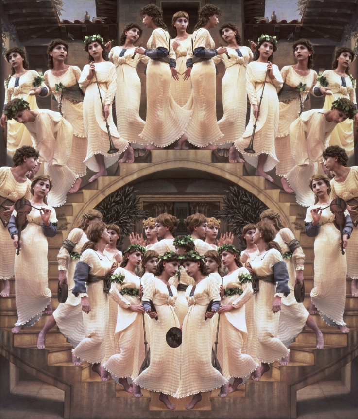 Yasumasa Morimura Angels Descending a Staircase, 1991