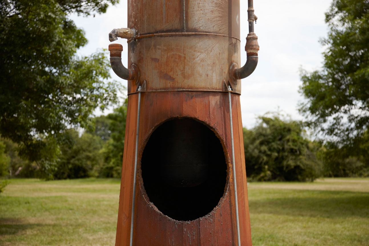 Oscar Tuazon, Live Steam Shift Whistle, 2014