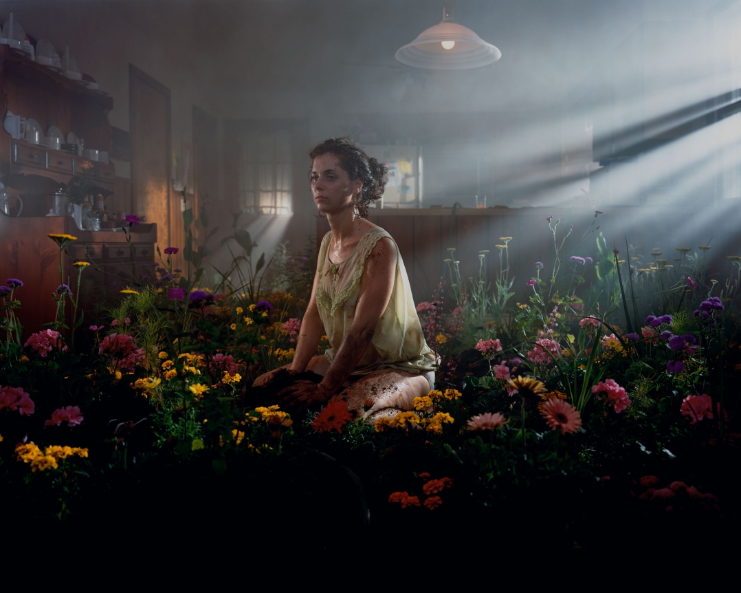 Gregory Crewdson Untitled (woman in flowers), 1998
