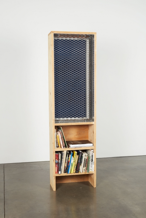 Oscar Tuazon, Library Window (LAWS), 2018