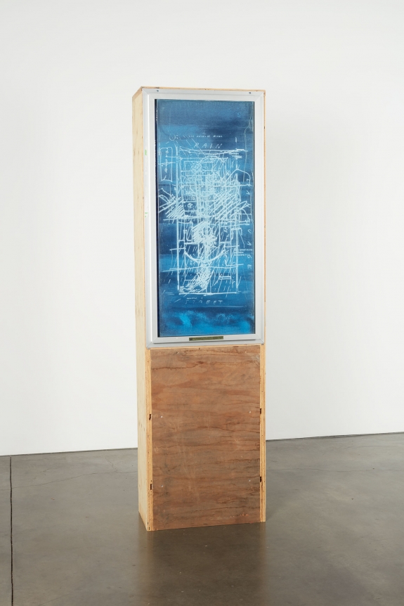 Oscar Tuazon, Library Window (LAWS), 2018