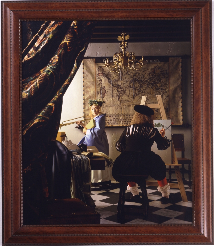 Yasumasa Morimura Vermeer Study (A Great Story out of the Corner of a Small Room), 2004