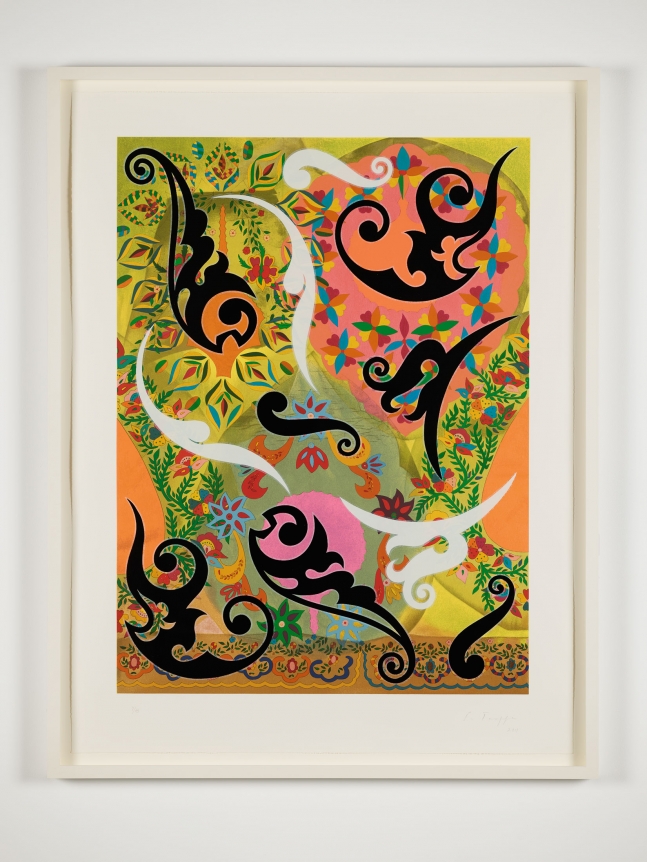 Philip Taaffe, Ornamental Panel III, 2011, Screenprint, Edition of 45