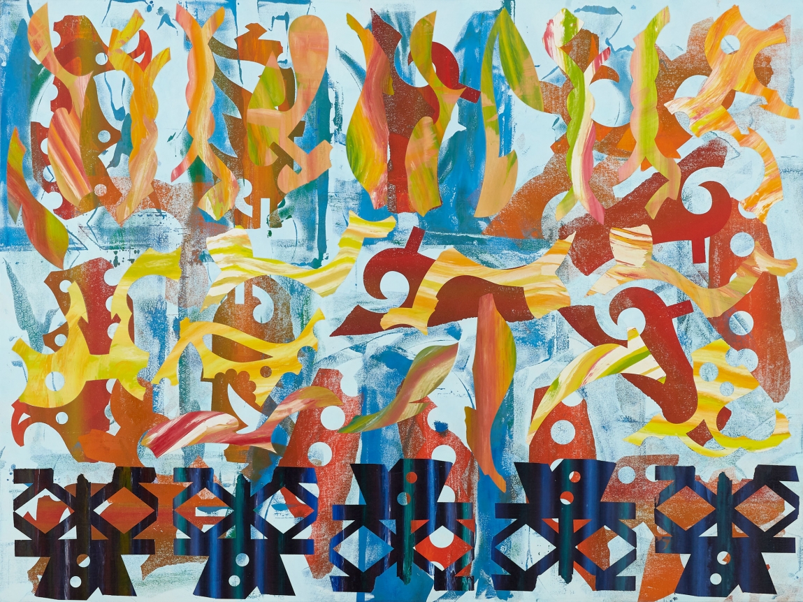 Philip Taaffe The Psychoanalysis of Fire, 2019
