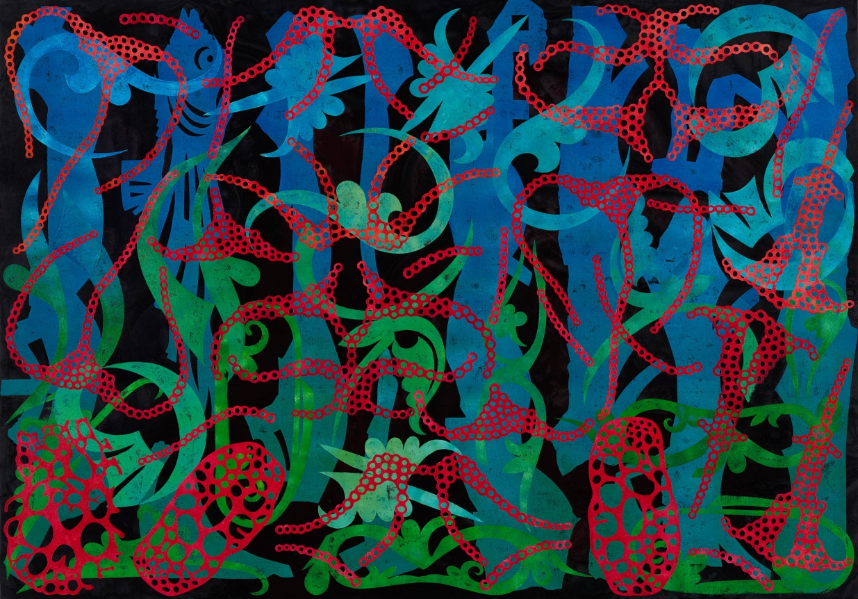 Philip Taaffe, Holothurian Passages, 2019