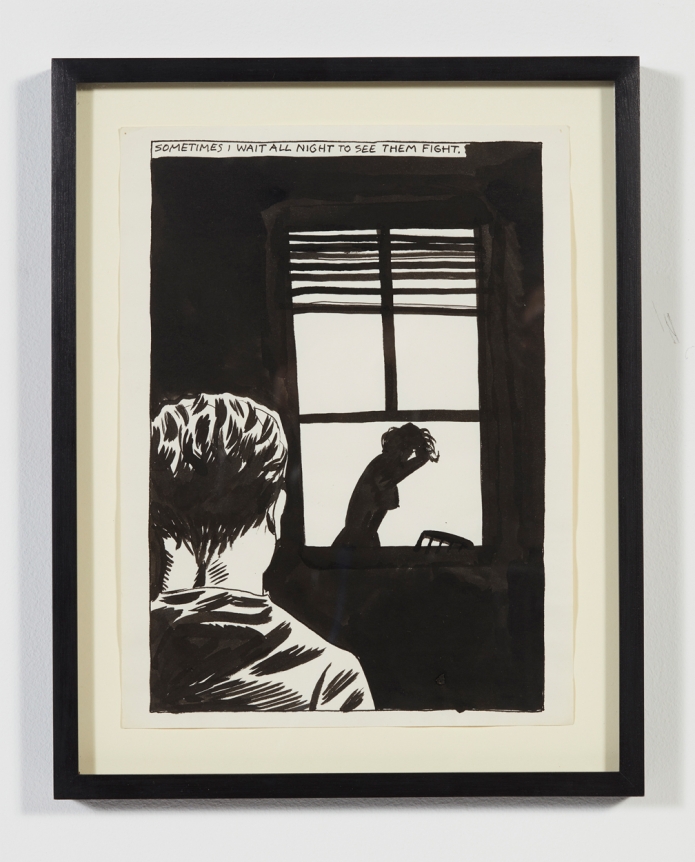 Raymond Pettibon, No Title (Sometimes I Wait…), 1985