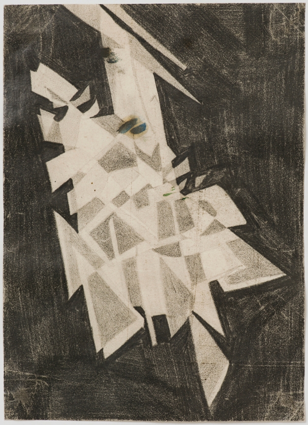 Lygia ClarkSem titulo (Untitled), 1952 Graphite, paperPaper: 12 3/8 x 8 3/4 inches (31.5 x 22.1 cm)Framed: 20 1/4 x 17 1/4 x 1 1/2 inches (51.3 x 43.8 x 3.7 cm), 