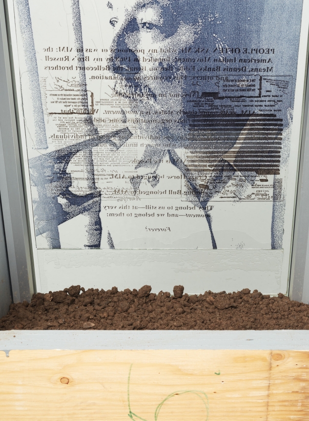Oscar Tuazon, Leonard Peltier (ILPDC), 2018