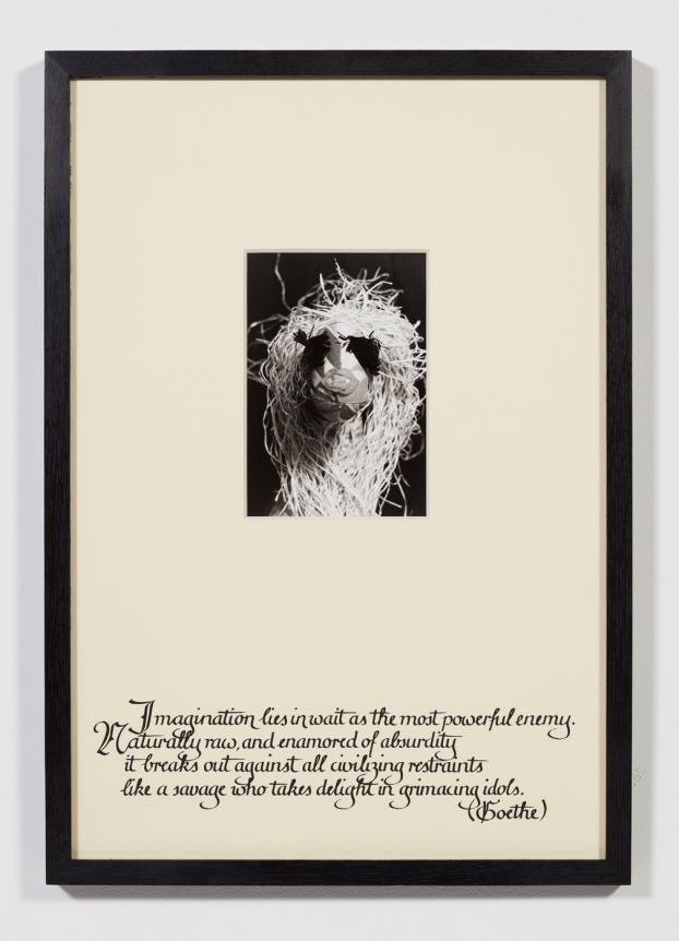Mike Kelley, Goethe Quote, 1992