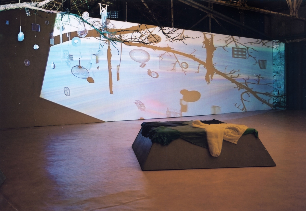 Pipilotti Rist , Apfelbaum unschuldig auf dem Diamantenhügel (Apple Tree Innocent On Diamond Hill), 2003