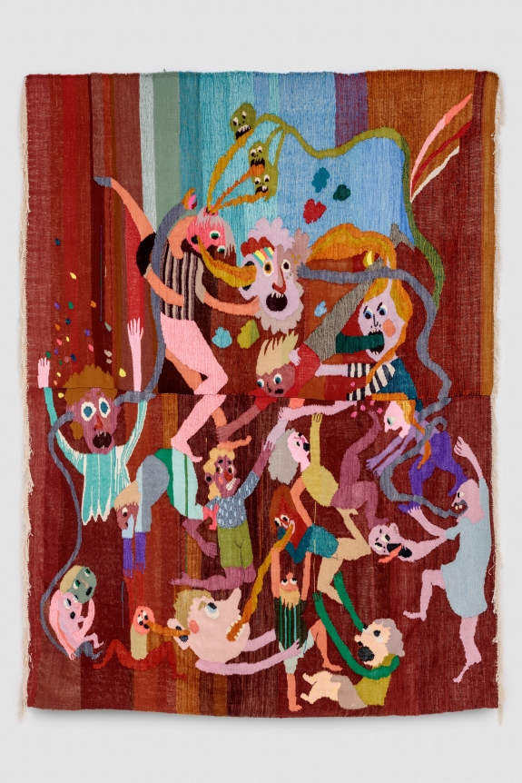 Christina Forrer, Untitled (brown background), 2018