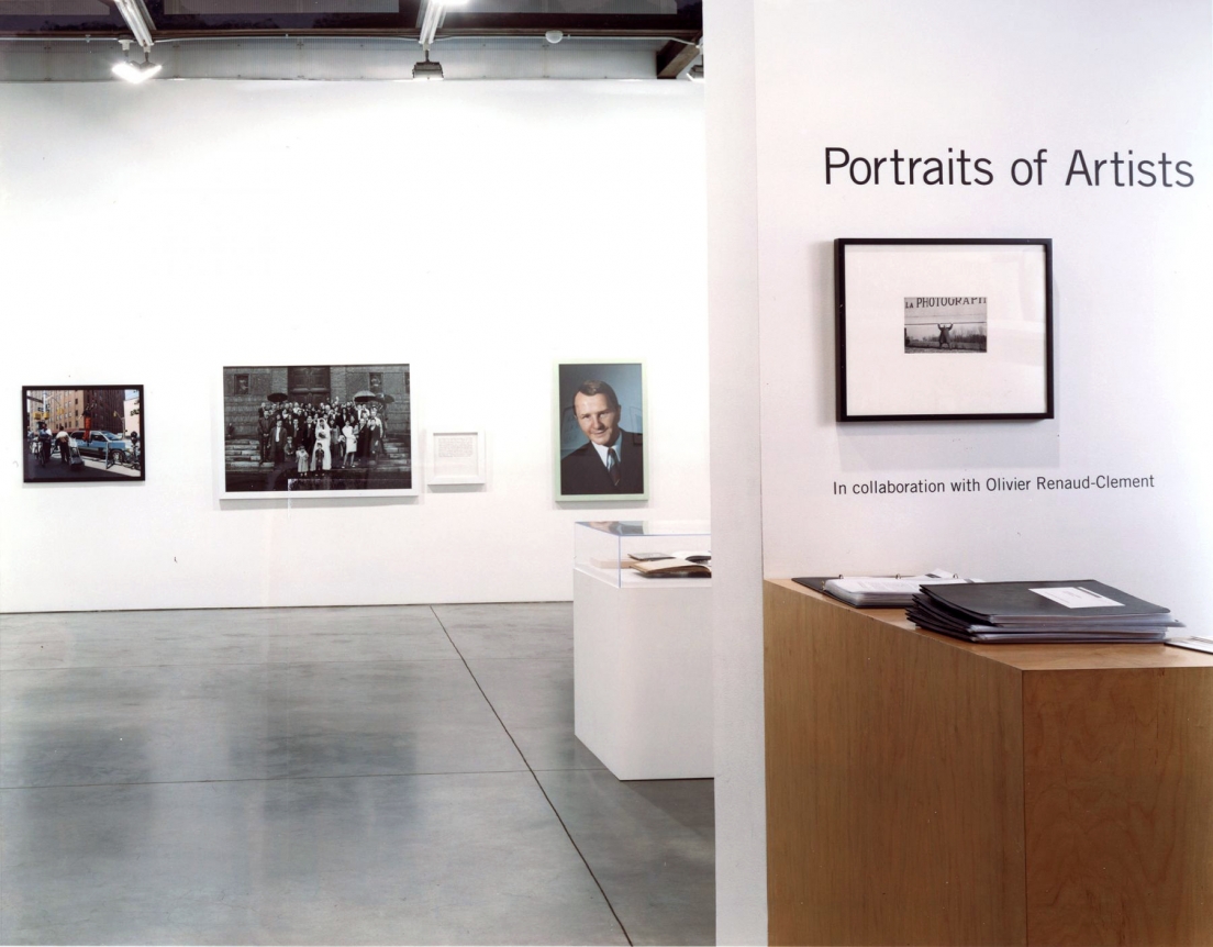 Portraits of Artists, Installation view