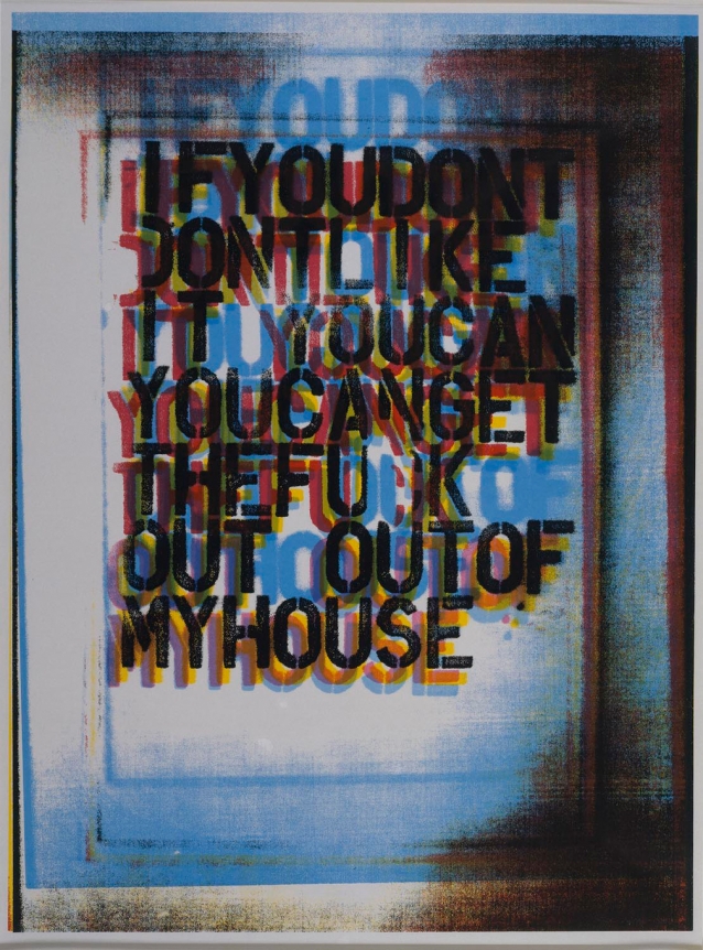 Christopher Wool My House II, 2000 
