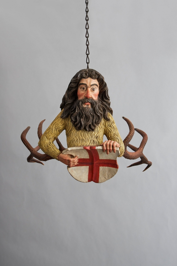 A wild man chandelier (Lustermännchen), c. 1525–50