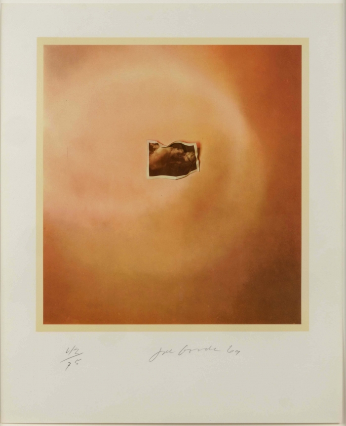 Joe Goode, Photo Cloud (Orange), Lithograph