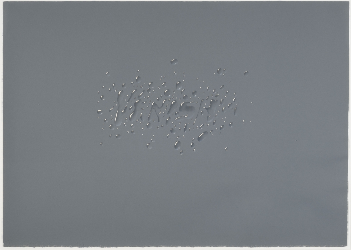 Ed Ruscha, Vanish, 1973, Lithograph