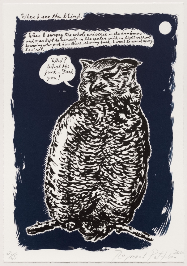Raymond Pettibon, Plots on Loan, Lithograph