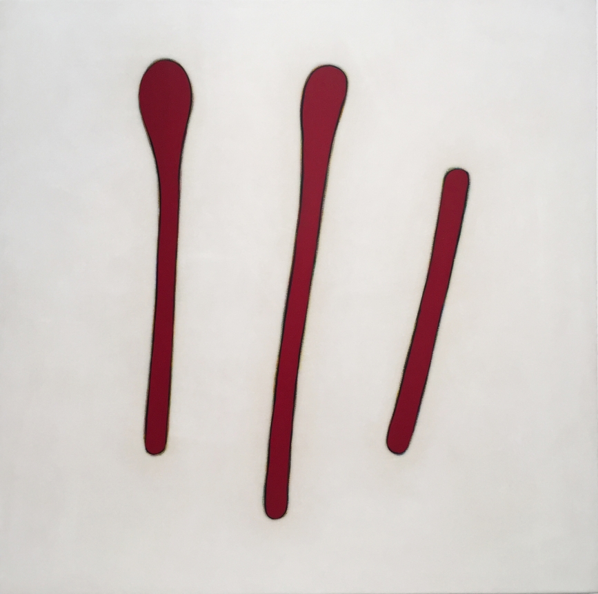 Charles Christopher Hill, Swabs, Acrylic on canvas