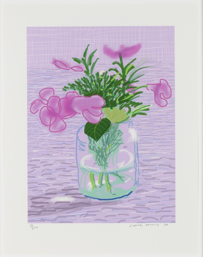 David Hockney, Untitled, ipad drawing