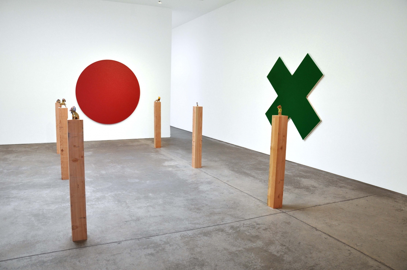 Olivier Mosset, Thom Merrick, Christopher Grimes Gallery