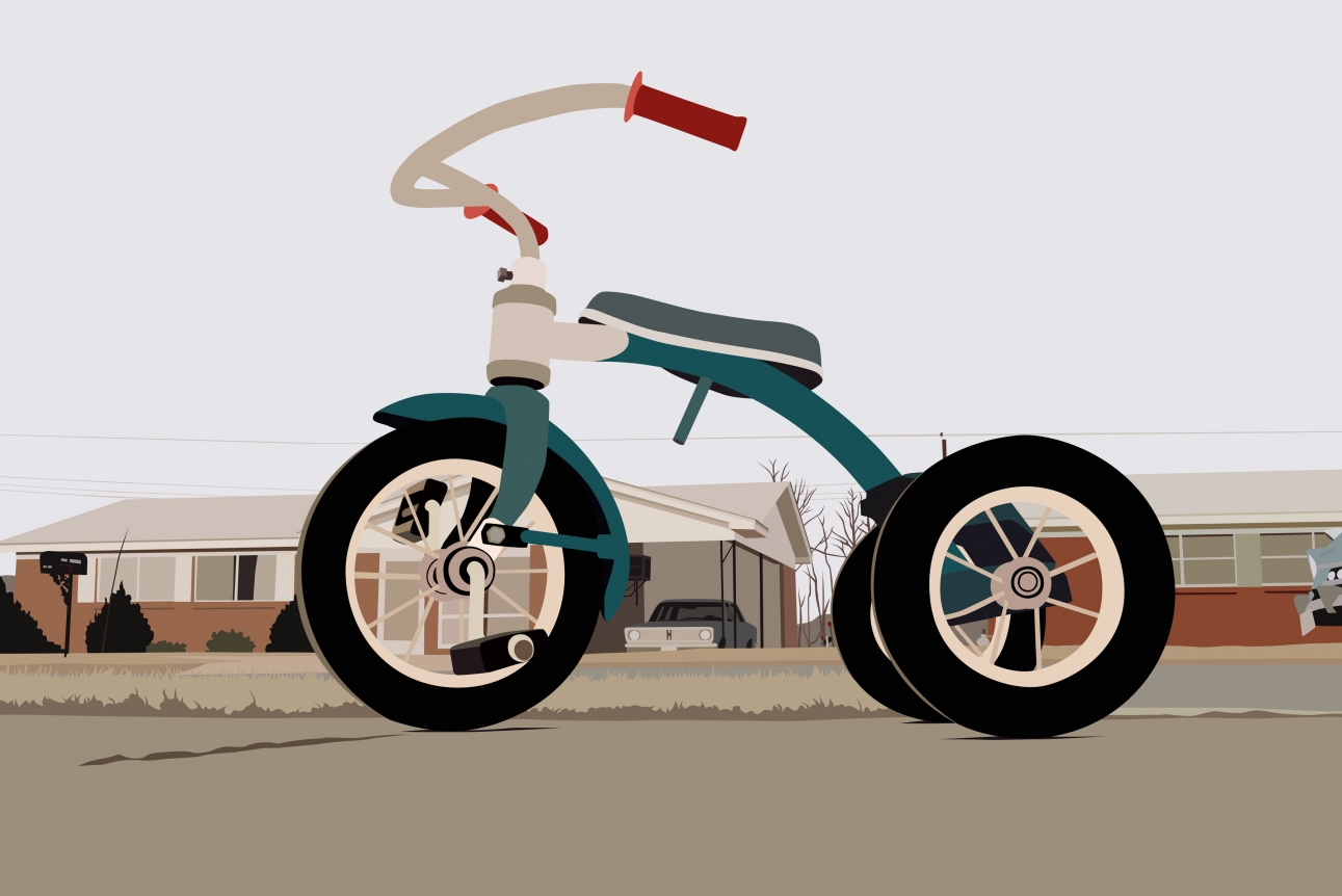Untitled, Memphis (after Eggleston), Kota Ezawa, Christopher Grimes Gallery