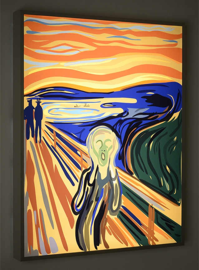 The Scream, Kota Ezawa, Christopher Grimes Gallery
