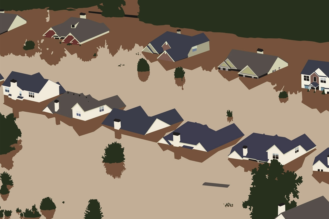 Flood, Kota Ezawa, Christopher Grimes Gallery