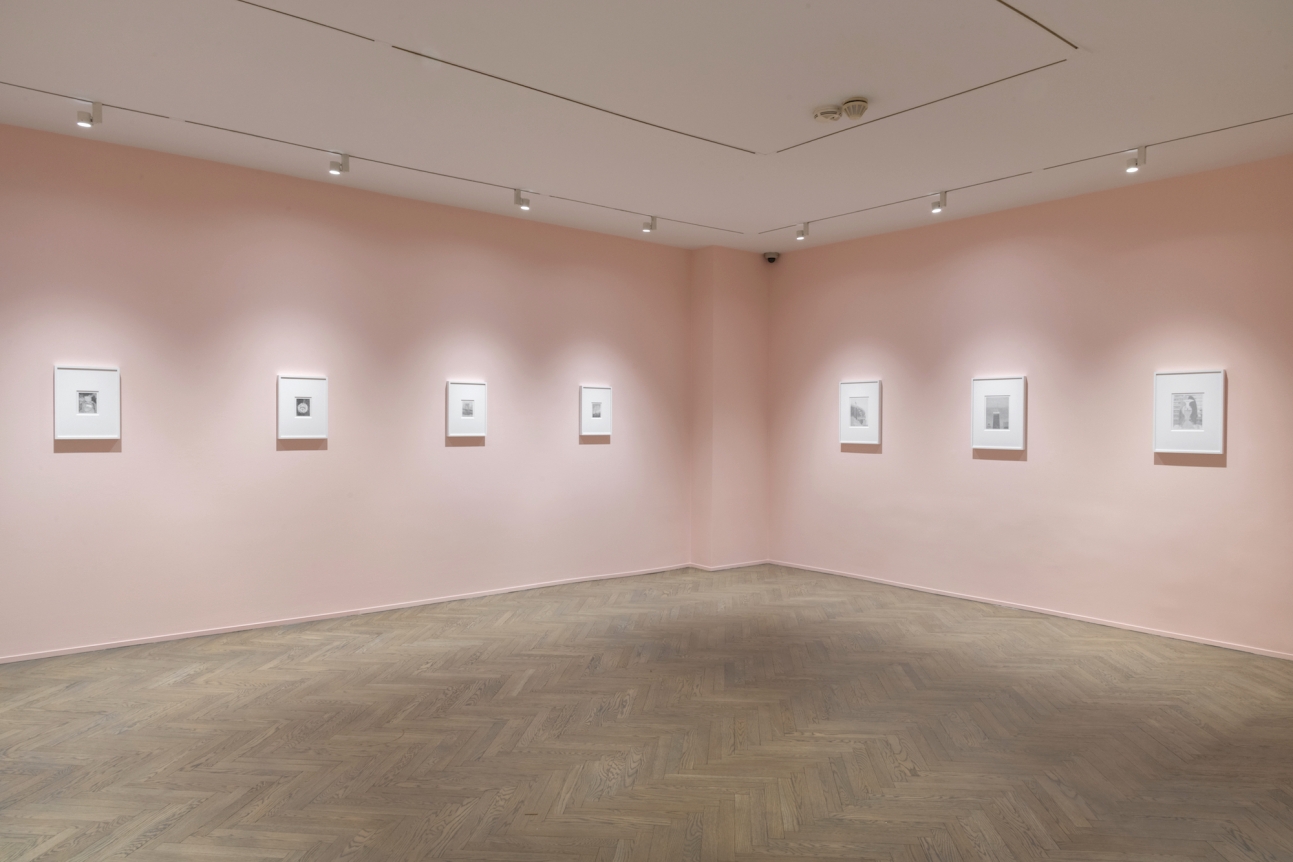 Installation view of Ewan Gibbs: New York / Chicago, 2019, Richard Gray Gallery, New York.