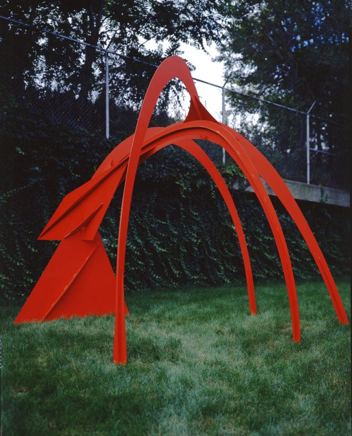Alexander Calder Intermediate Model for Four Arches Painted fabricated steel