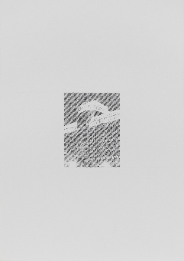 Ewan Gibbs Chicago Merchandise Mart Ink and graphite on paper