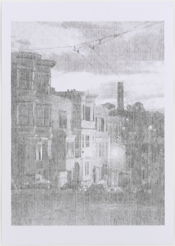 Ewan Gibbs San Francisco Graphite on paper