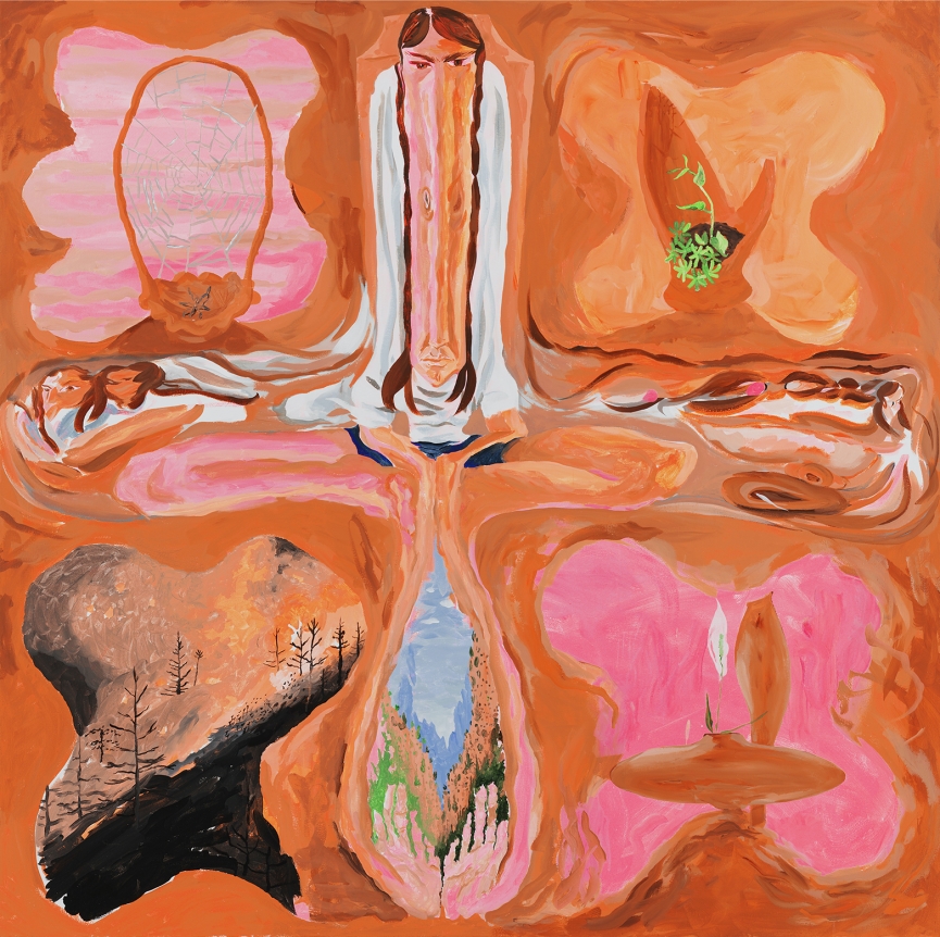 Conocimientos, 2020 Acrylic on canvas