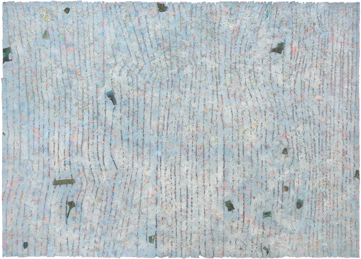 Memory: Future, 1980-1981, Mixed media on canvas