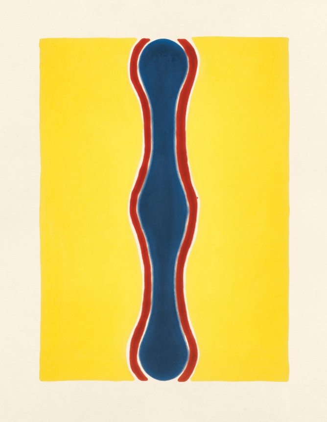 Pijai, 1962, Oil-based enamel on canvas