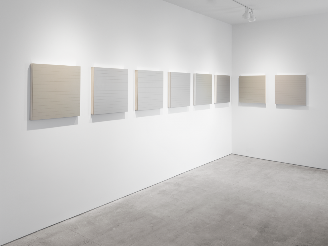 Untitled, 1992/2012 Metallic paint on Bakelite mounted to aluminum