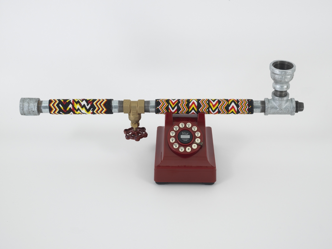 High Tech Peace Pipe, 2000, Mixed media