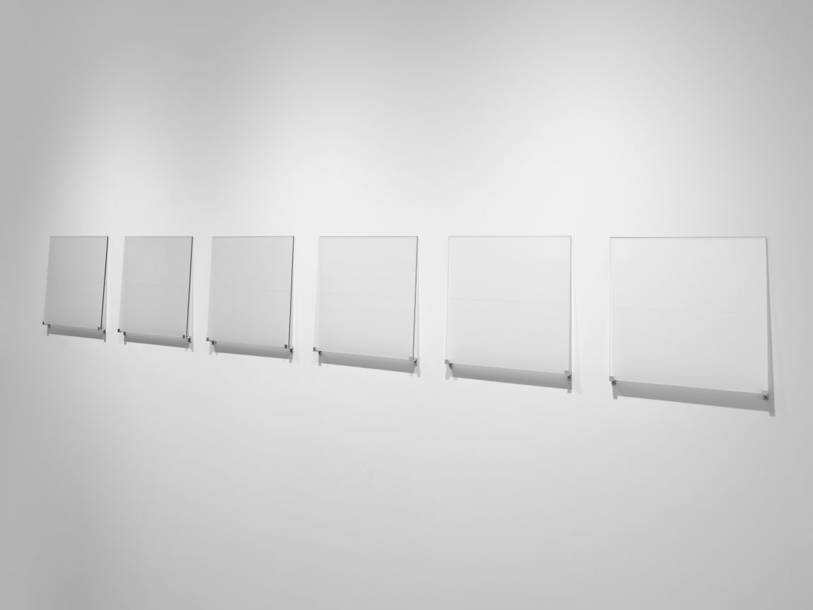 Untitled, 1992/2012 Metallic paint on Bakelite mounted to aluminum