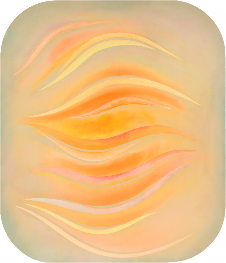 Bloom for Tony Smith, 1971, Acrylic on canvas