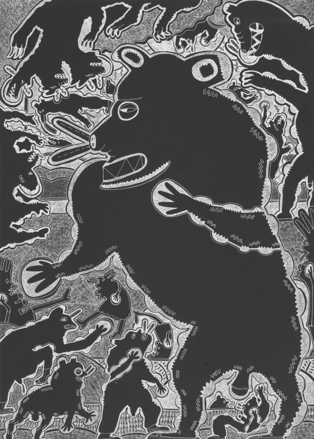 Lycanthropie Drawing, 1969, Ink on paper