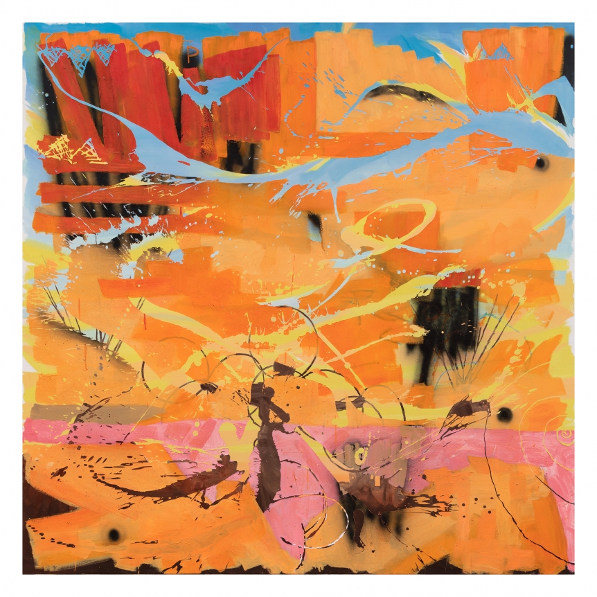 North and South, 2018, Oil on linen