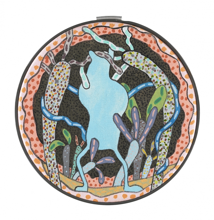 Bearly Blue, 1972, Acrylic on canvas