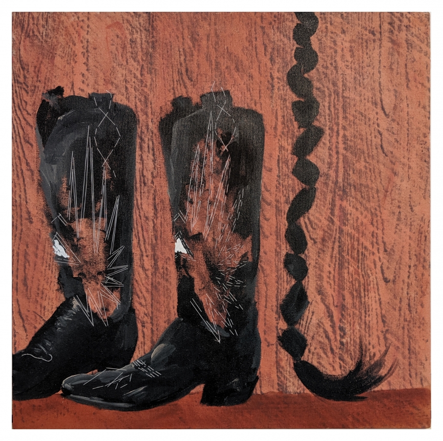 Pony Tail, 2019, Acrylic on canvas