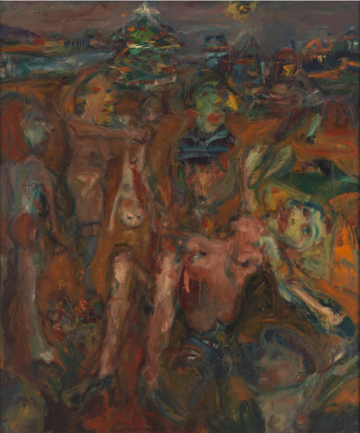 Birth (of Jesus), 1964, Oil on canvas