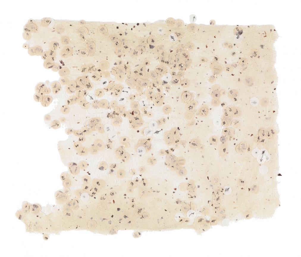 Howardena Pindell, Untitled #4, 1975
