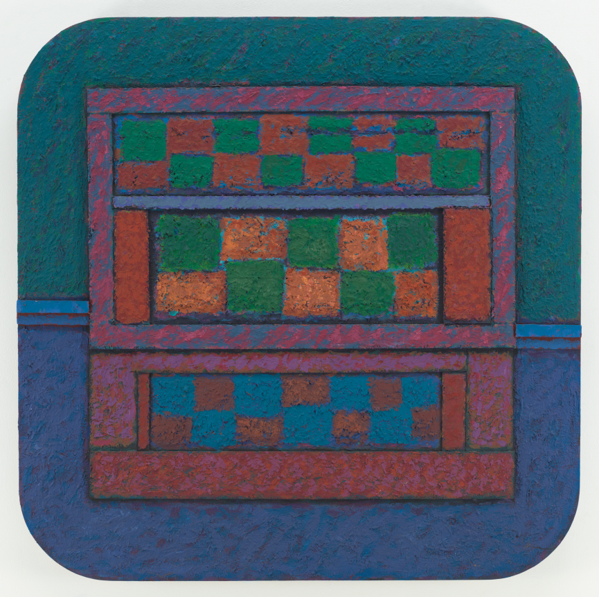 Screens, 1983-1984, Casein and modeling paste on wood